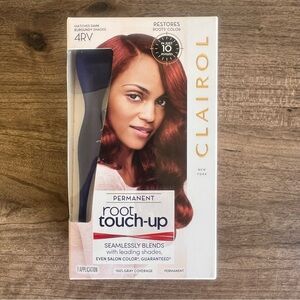Clairol Permanent Root Touch-Up 100% Gray Coverage Hair Color #4RV